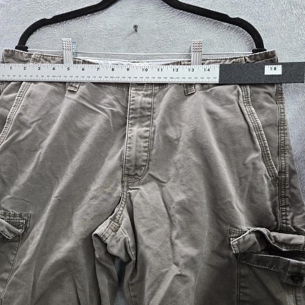 Banana Republic‎ Men Shorts 34 Brown Cargo Y2K Skate Baggy 11